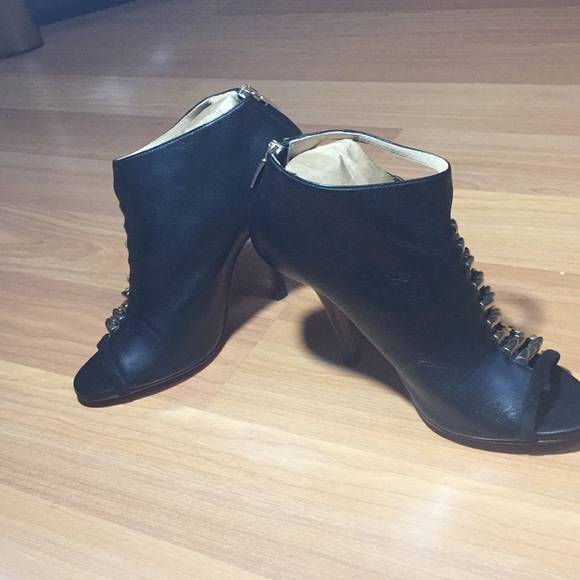 Sale🔥 Greymer Sexy 💋pumps /chain/leather - Picture 3 of 6